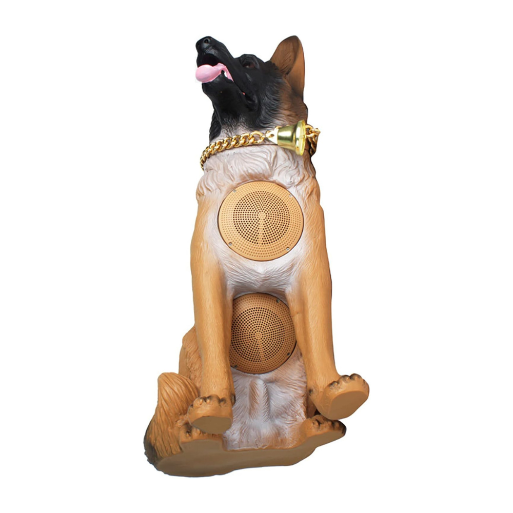 Super Big Shepherd Dog Wireless Speaker – CH-M233 with TWS, MIC & Deep Bass Mobile Arcade Ltd