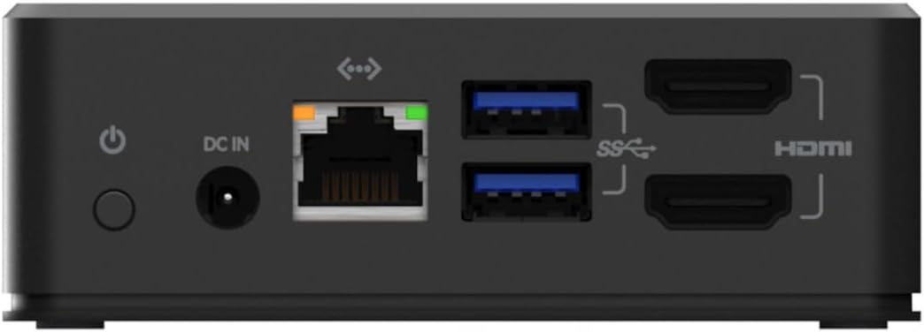 Belkin USB-C Dock 2xHDMI 3xUSB-A 1xLAN RJ-45 Adapter Multiport Hub - Black Mobile Arcade Ltd