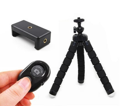 Compatible with Apple, Mobile Phone Mini Flexible Octopus Tripod Stand for Smartphone Clip Holder Mount Stabilizer Video Grip Monopod Table Gorillapod Mobile Arcade Ltd