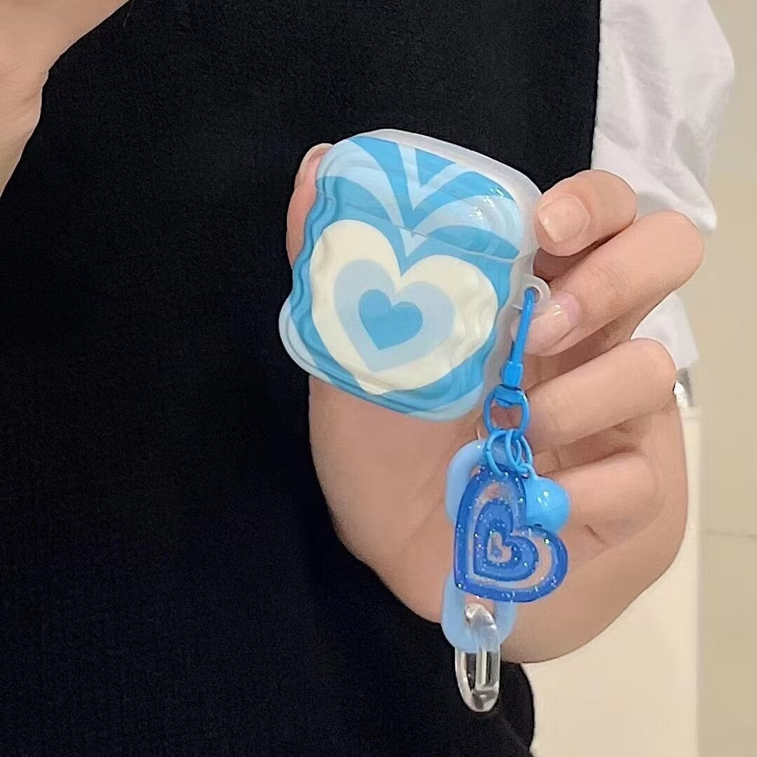 Blue Love Earphone Cover Pendants Soft Shell Mobile Arcade Ltd
