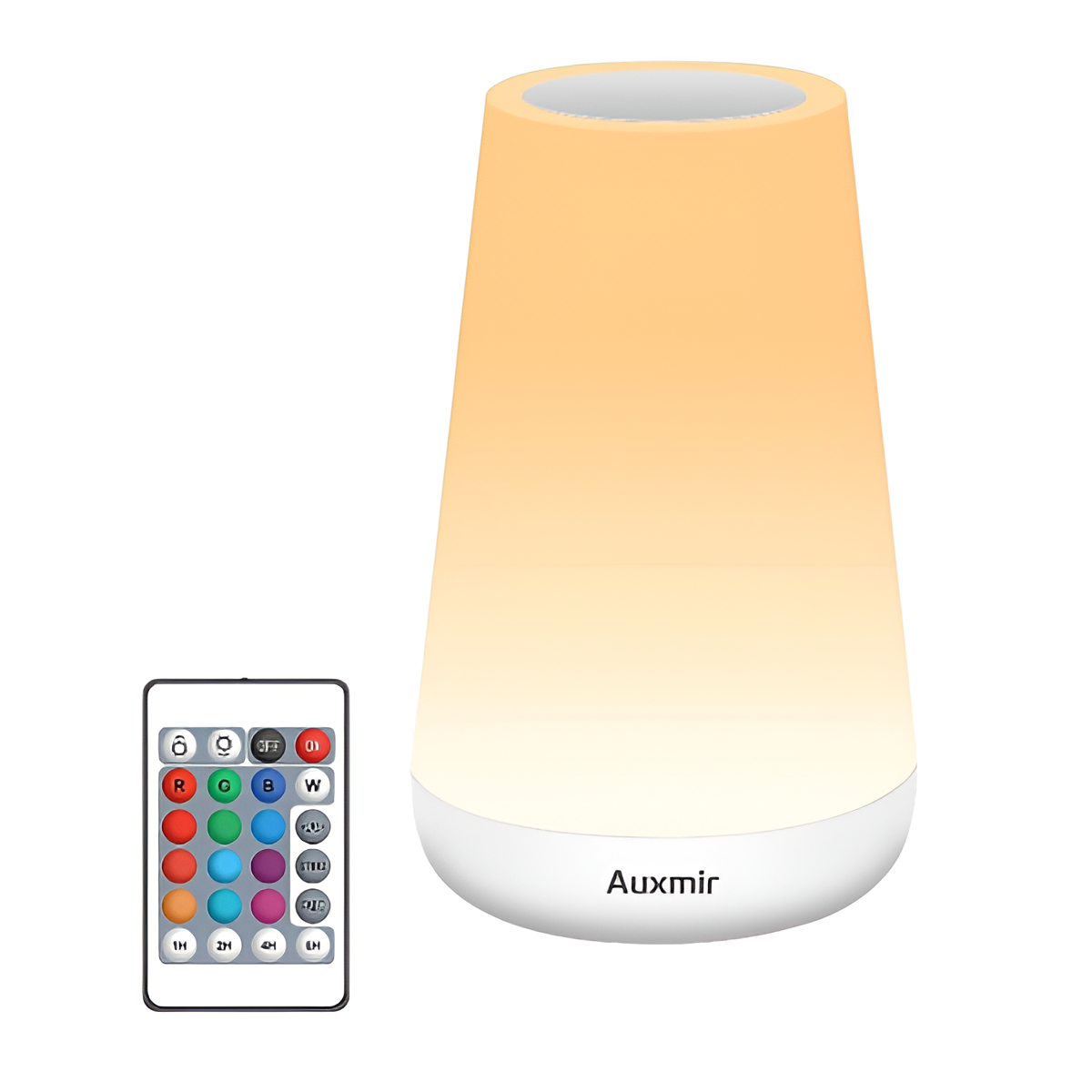 Auxmir LED Touch Bedside Lamp with Remote, Dimmable RGB Rechargeable Light Mobile Arcade Ltd