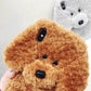 Hot Super Cartoon 3D Plush Teddy Pet Dog Cute Soft Phone Case Back Cover Mobile Arcade Ltd