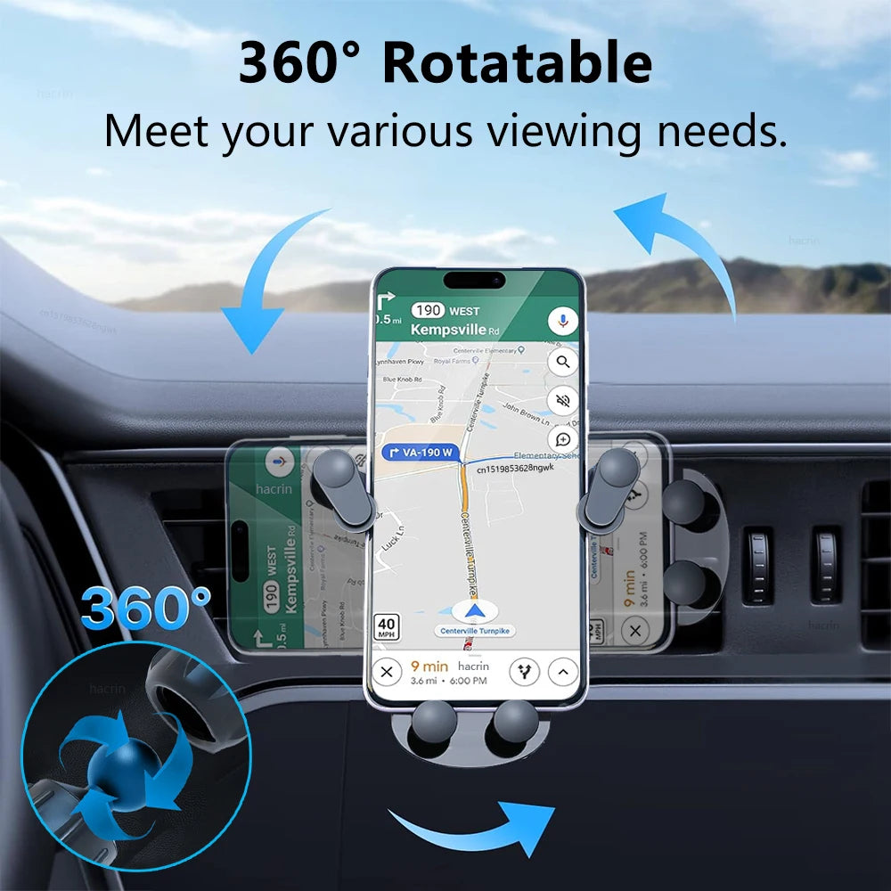 Car Wireless Charger & Phone Holder – Fast Charging for iPhone 17–12, Galaxy S25–S23 Mobile Arcade Ltd