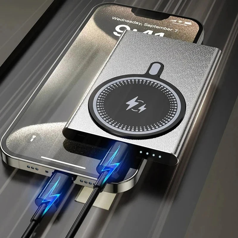 Thin Magnetic Wireless Power Bank 5000/10000mAh for iPhone Huawei Xiaomi Mobile Arcade Ltd