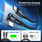 100W USB-C to USB-C Cable 5A PD Fast Charger Cord 180° for MacBook & More Mobile Arcade Ltd
