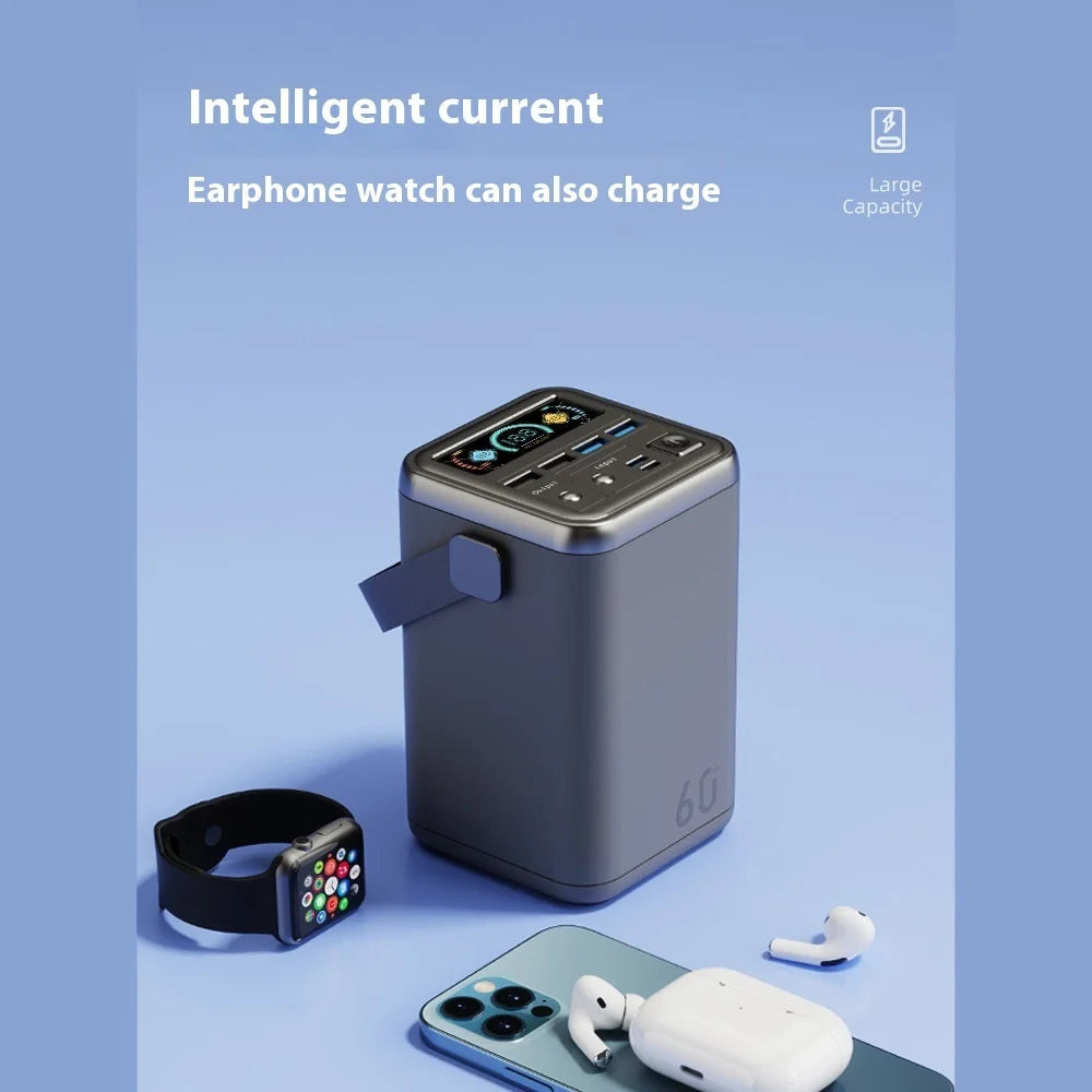 60000mAh PD100W Power Bank | Large-Capacity USB-C Fast Charging Portable Power Station for MacBook, Laptop & Mobile Devices Mobile Arcade Ltd