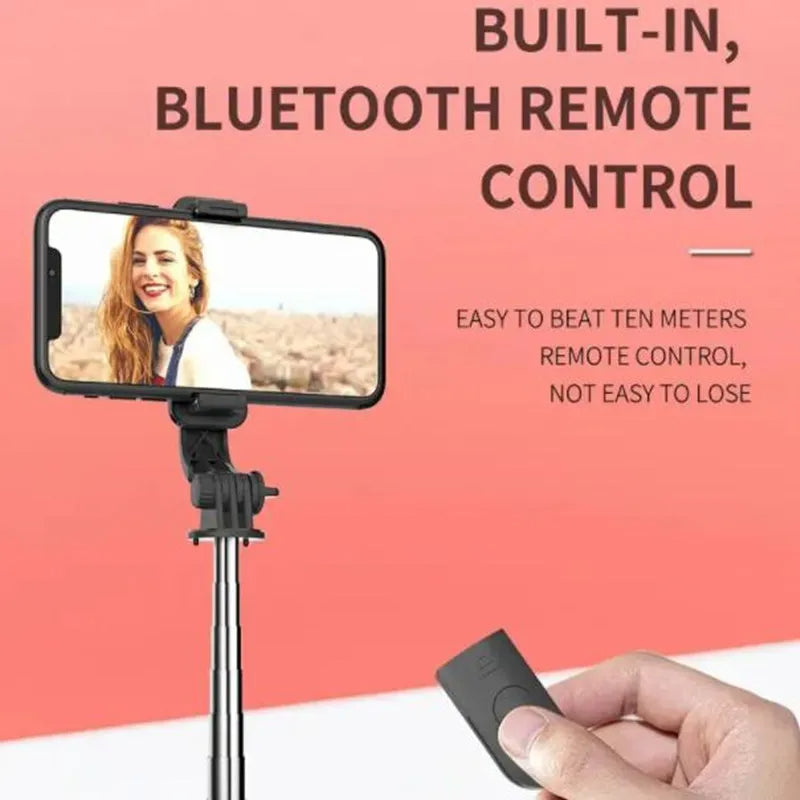 FGCLSY Bluetooth Selfie Stick – Tripod, Remote, Fill Light, Phone Holder Mobile Arcade Ltd