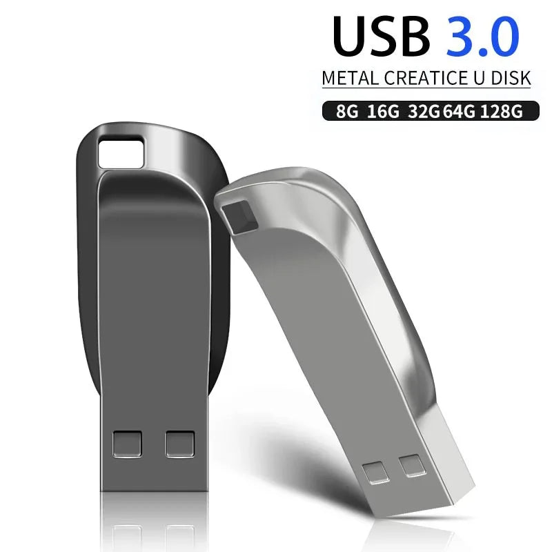 OUIO USB 3.0 Flash Drive – 128GB/64GB/32GB/16GB Metal High-Speed PenDrive Mobile Arcade Ltd