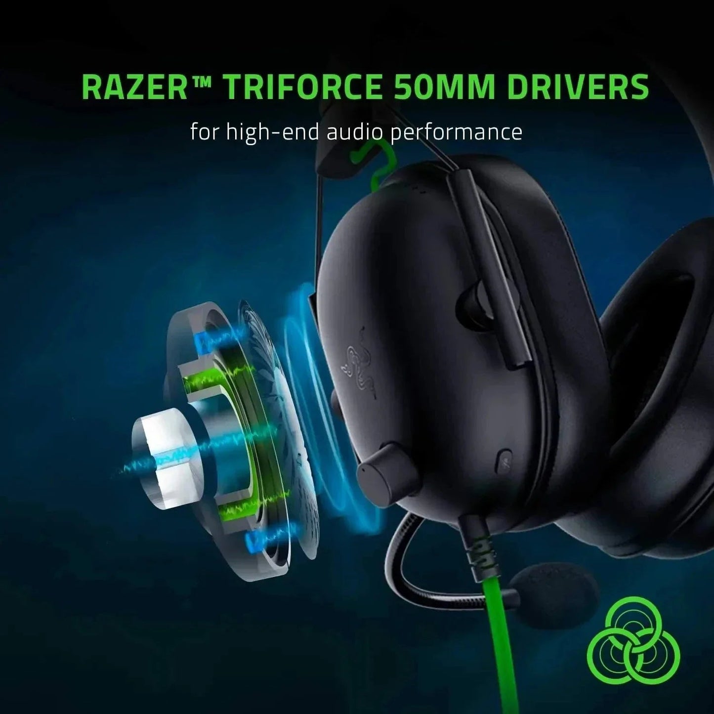 Razer BlackShark V2 X Wired Gaming Headset with 7.1 Surround Sound – PC & Console Mobile Arcade Ltd