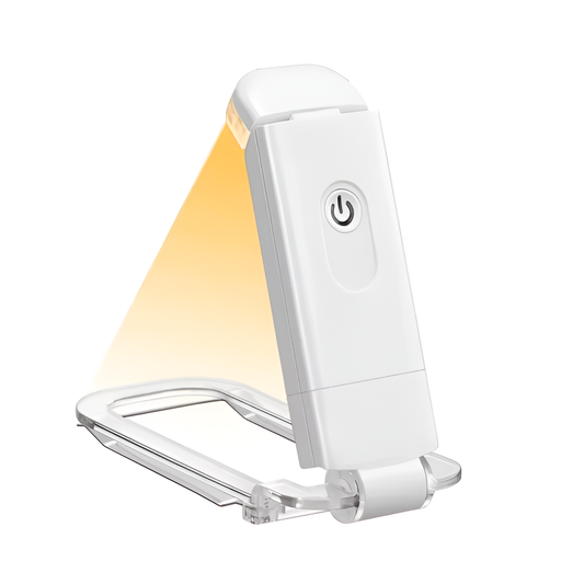 Mini Book Light LED USB Rechargeable Reading Lamp Clip-On Eye Protection
