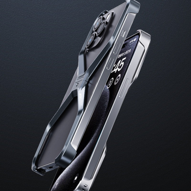 Aluminum Alloy Case New Hollow-out Frameless Heat Radiating Phone Shell Mobile Arcade Ltd