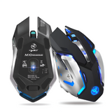 HXSJ Wireless Gaming Mouse – 2.4GHz Glowing LED Ergonomic Mouse