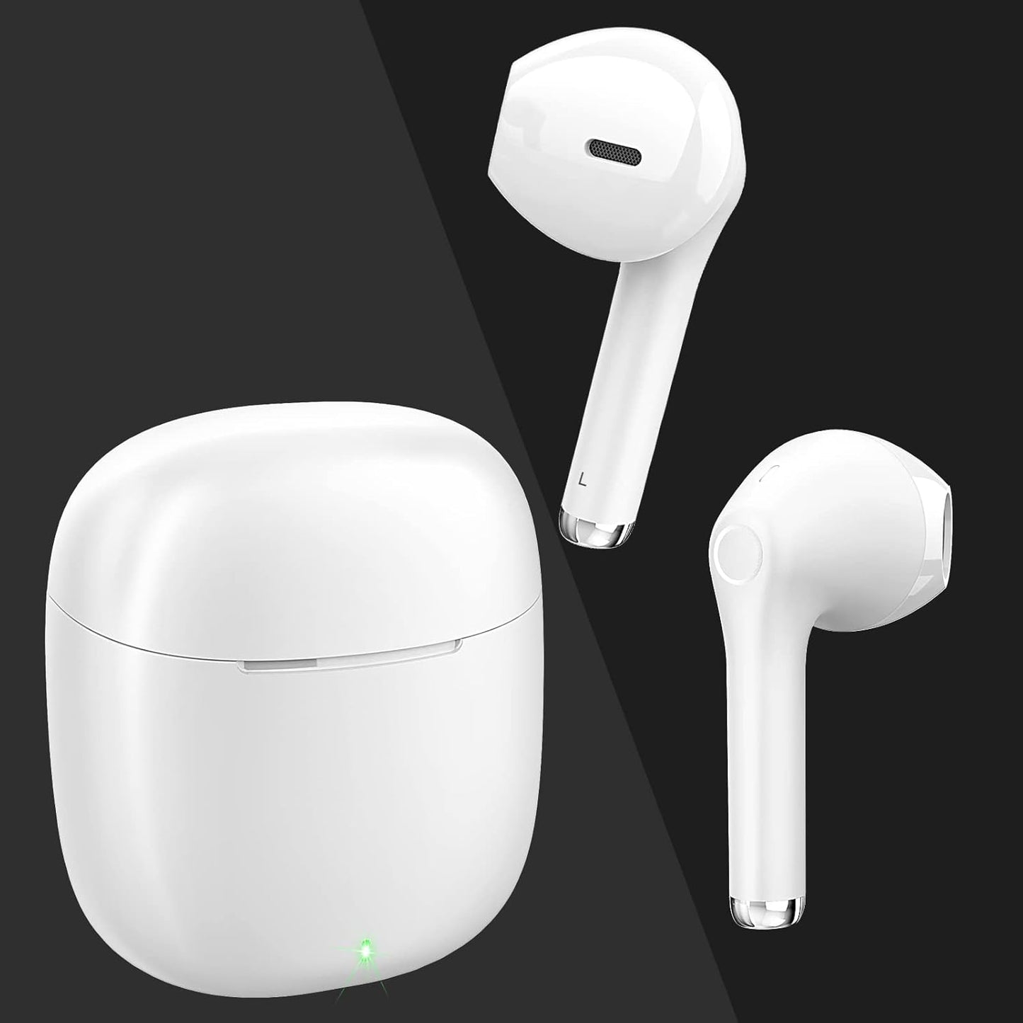 Mini Wireless Bluetooth Earbuds, 25H Playtime, Mic, Touch, IPX5, Deep Bass Mobile Arcade Ltd