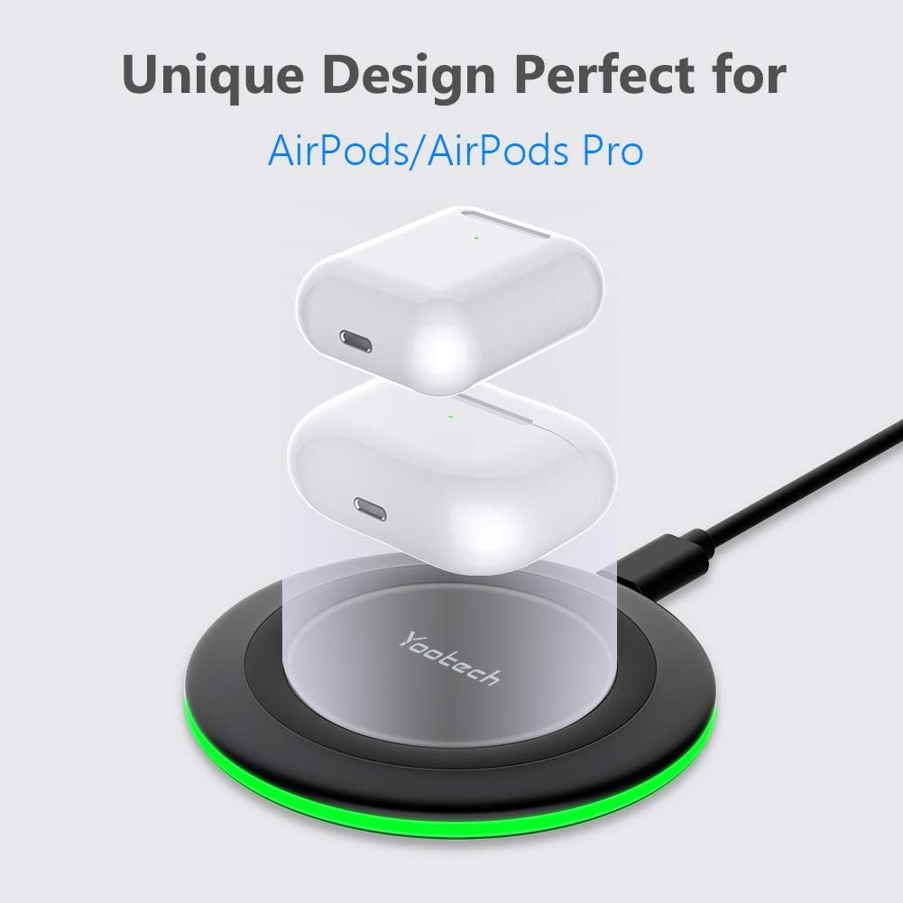 Fast Wireless Charging Pad 10W for iPhone, Samsung, AirPods & Google Pixel Mobile Arcade Ltd