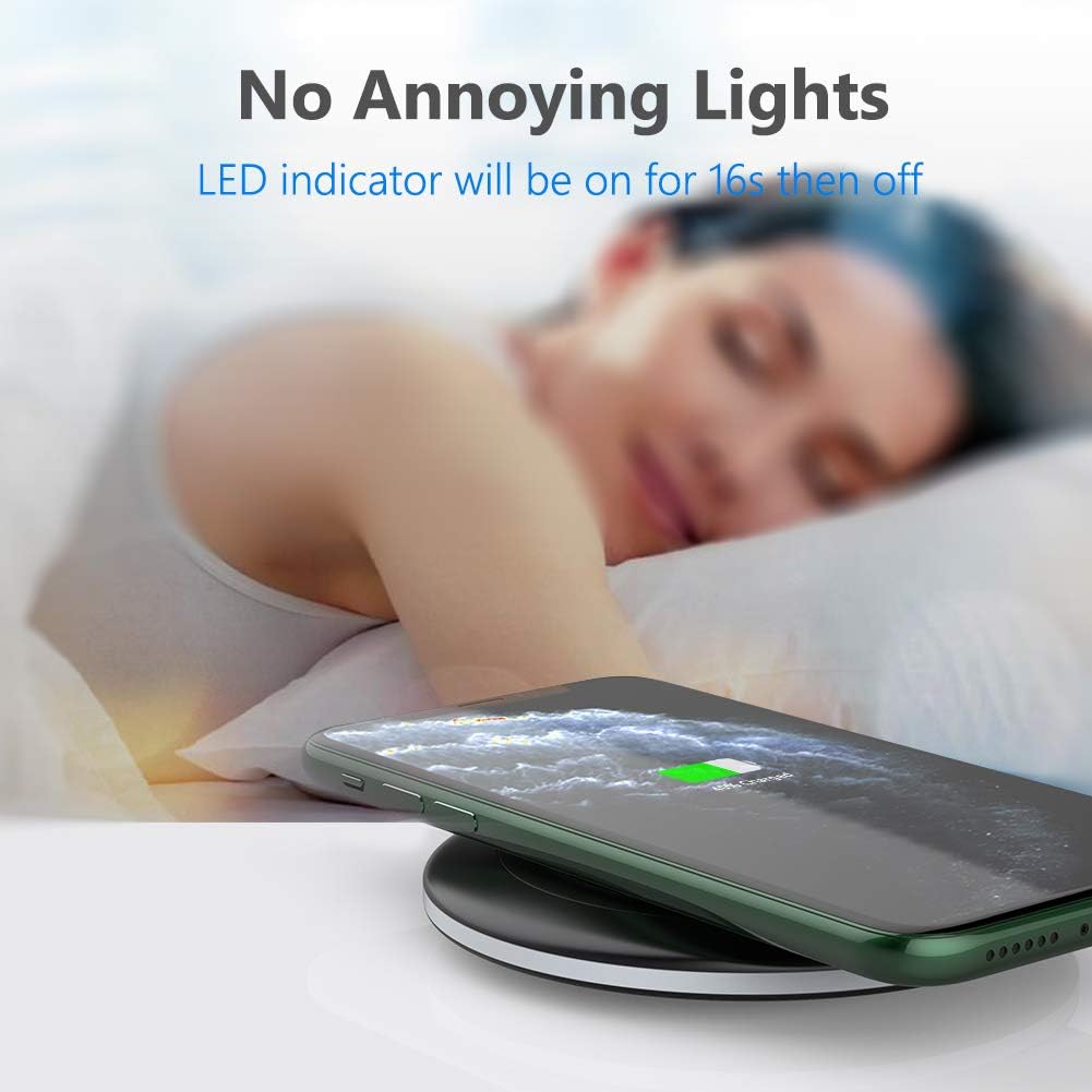 Fast Wireless Charging Pad 10W for iPhone, Samsung, AirPods & Google Pixel Mobile Arcade Ltd