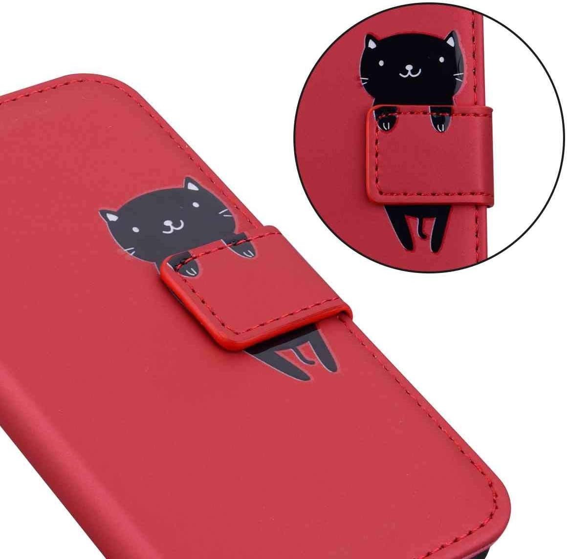 PU Leather Wallet Case iPhone SE 2022/2020/7/8 Kickstand Rabbit Rose Gold Mobile Arcade Ltd