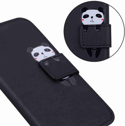 PU Leather Wallet Case iPhone SE 2022/2020/7/8 Kickstand Rabbit Rose Gold