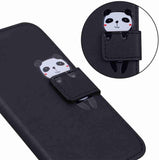 PU Leather Wallet Case iPhone SE 2022/2020/7/8 Kickstand Rabbit Rose Gold