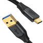 USB A to USB C Data Cable 0.5m, USB 3.1 Gen2 10Gbps USB, 3A, Fast charging New Mobile Arcade Ltd