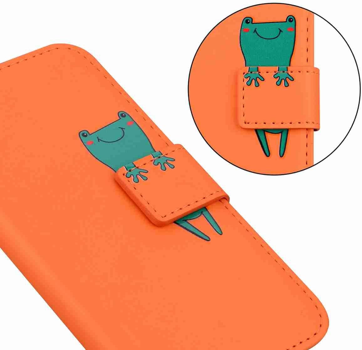 PU Leather Wallet Case iPhone SE 2022/2020/7/8 Kickstand Rabbit Rose Gold Mobile Arcade Ltd