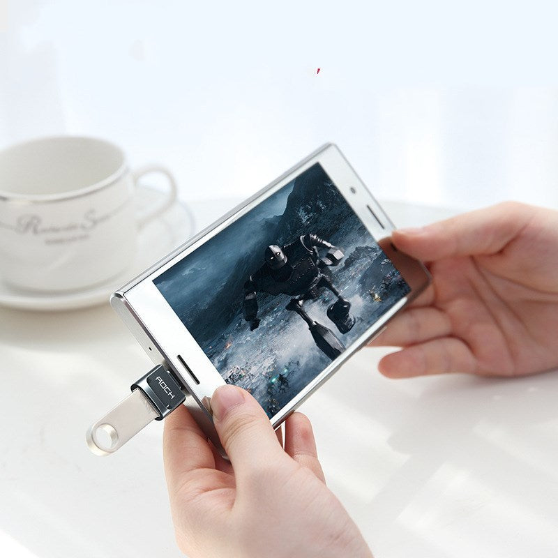 USB-C to Lightning Charger Adapter – OTG Support for iPhone, iPad, Laptops