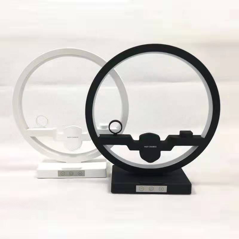 Fast Charging 4 in 1 Bedside Lamp Wireless Charger Bracket Mobile Arcade Ltd