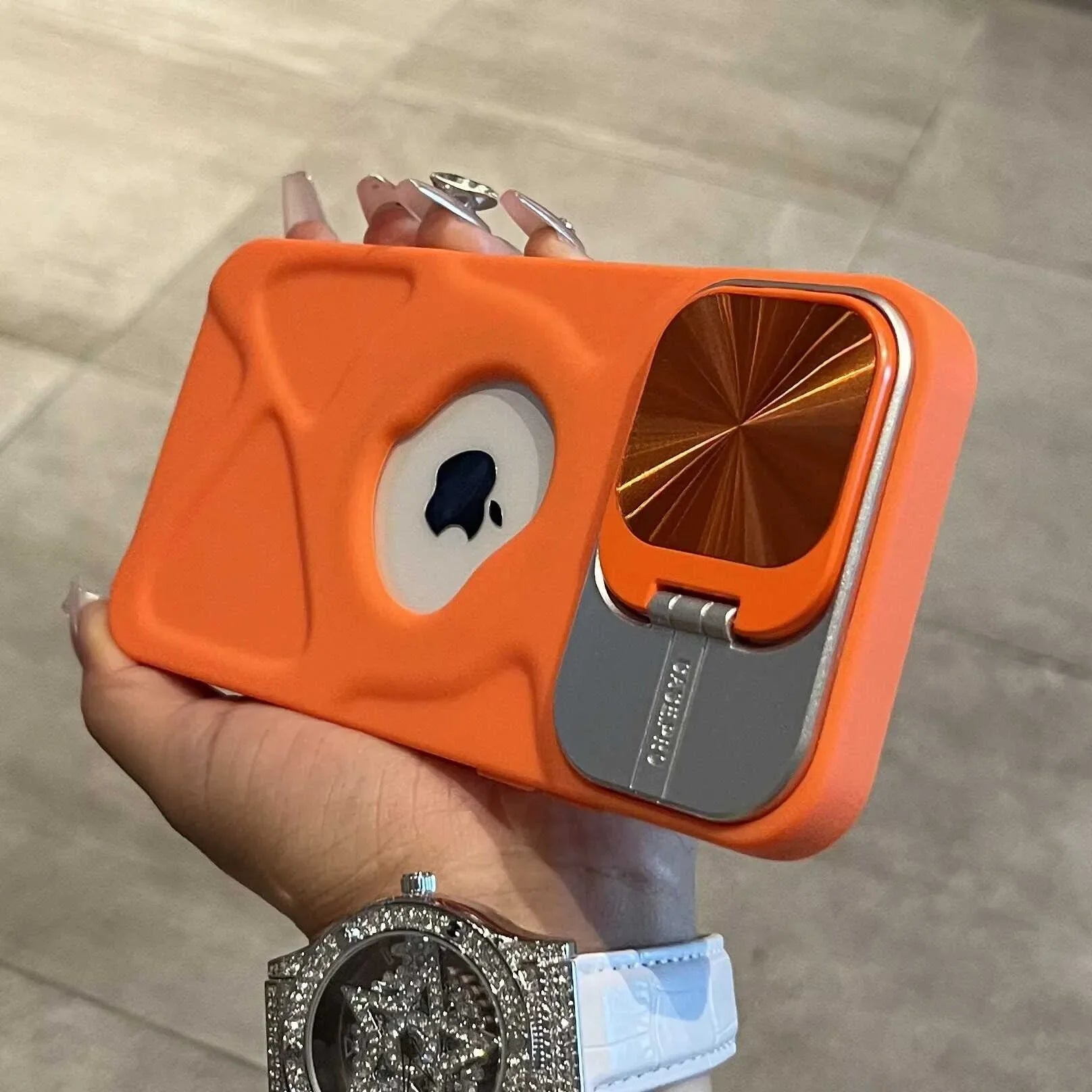 iPhone 17 Series MagSafe Silicone Case – Logo Hole, Stand & Lens Protection Mobile Arcade Ltd