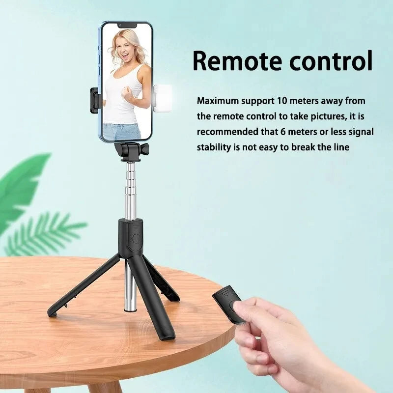 FGCLSY Bluetooth Selfie Stick – Tripod, Remote, Fill Light, Phone Holder Mobile Arcade Ltd