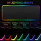 RGB LED Gaming Mouse Pad for PC Computer – 10 Lighting Modes Non-Slip Mat Mobile Arcade Ltd