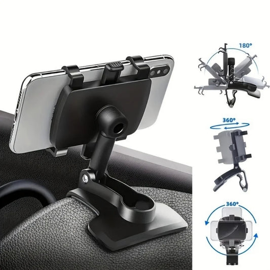 Universal Car Dashboard Phone Holder – Clip Mount Stand for All Smartphones Mobile Arcade Ltd