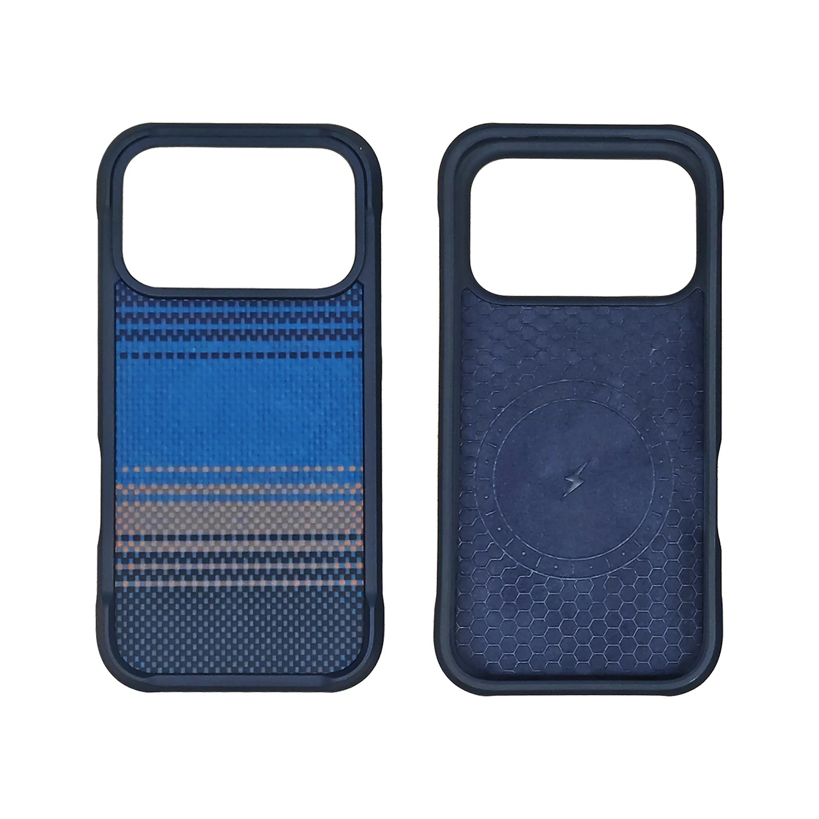 iPhone 17 Series Carbon Fibre Case – Matte Back, Wireless, Anti-Fall TPU Frame Mobile Arcade Ltd