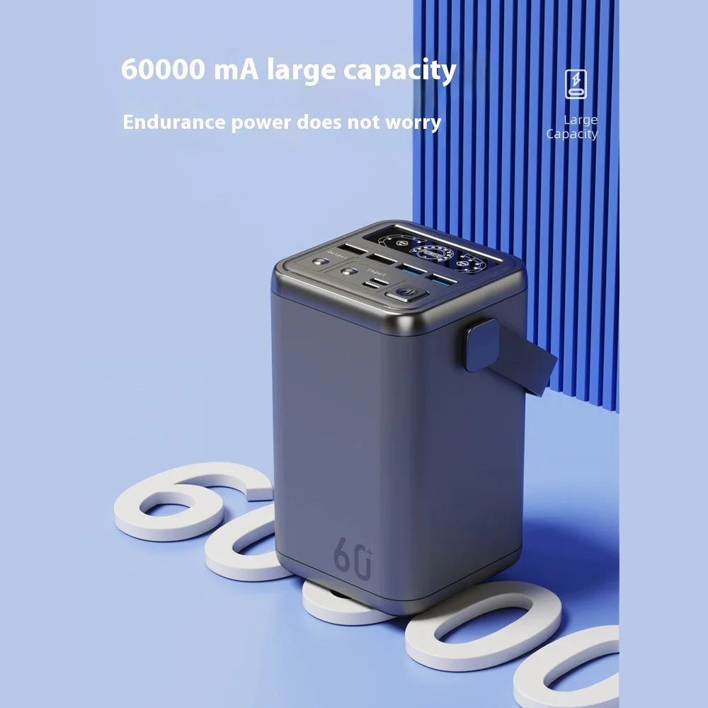 60000mAh PD100W Power Bank | Large-Capacity USB-C Fast Charging Portable Power Station for MacBook, Laptop & Mobile Devices Mobile Arcade Ltd