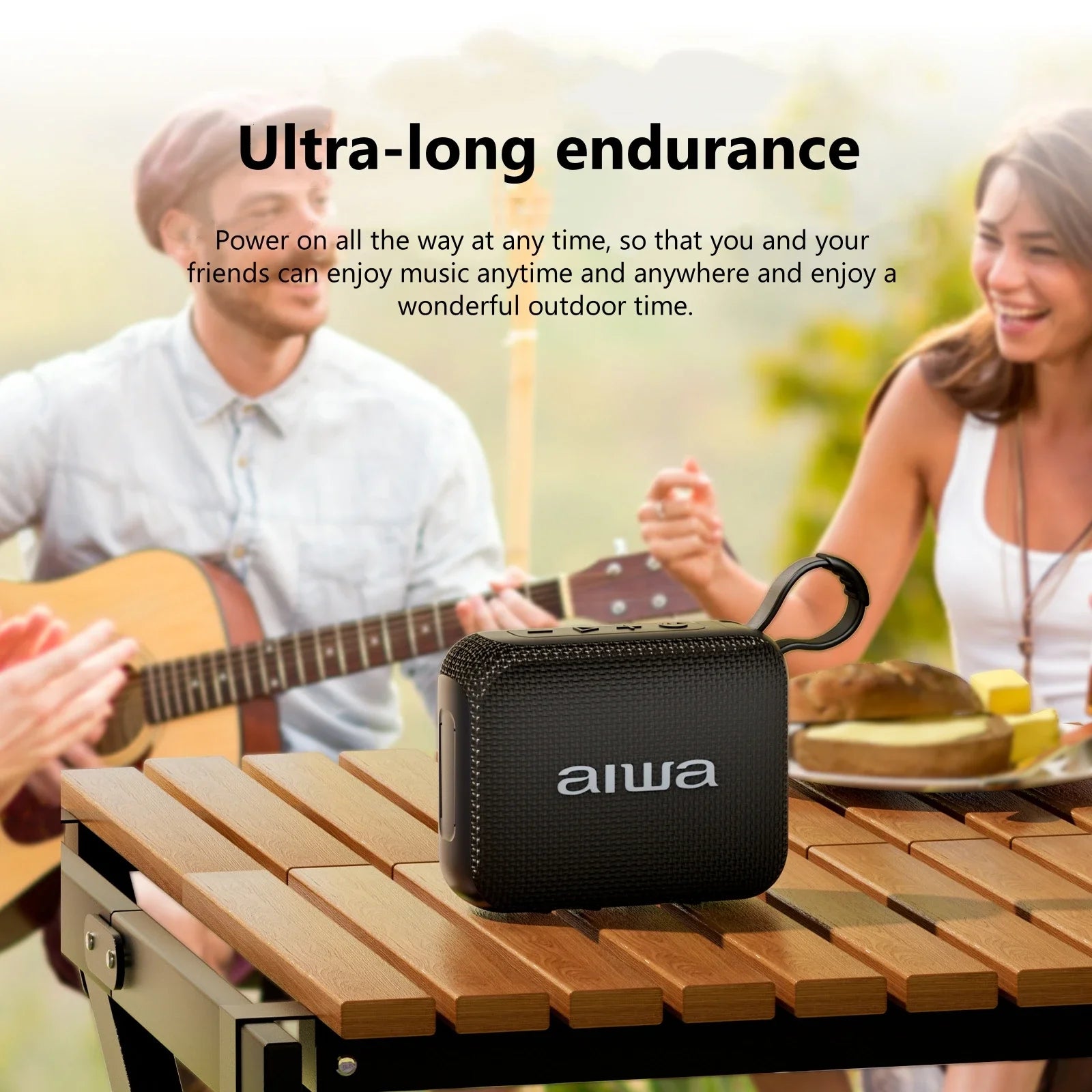 AH-17 Portable Bluetooth 5.4 Speaker | TWS True Wireless Stereo | IPX4 Waterproof Heavy Bass Subwoofer for Outdoor & Shower Use Mobile Arcade Ltd