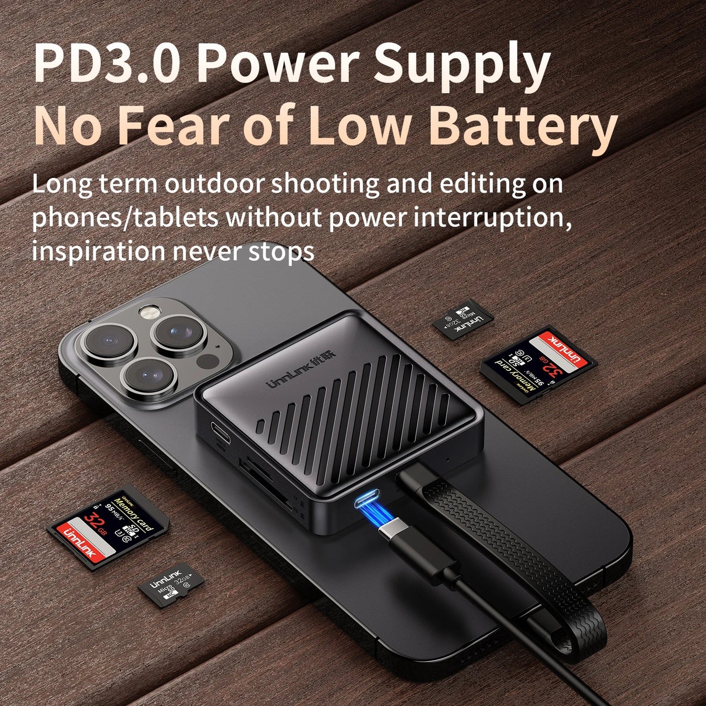 Unnlink 8-in-1 Magnetic USB-C Dock with Dual SD/TF, USB 3.0 & PD 3.0 Charging Mobile Arcade Ltd