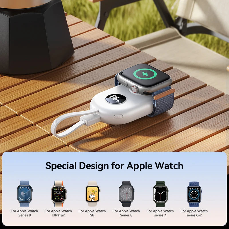 Joyroom 2500mAh Portable Apple Watch Charger Wireless Travel Power Bank Mobile Arcade Ltd