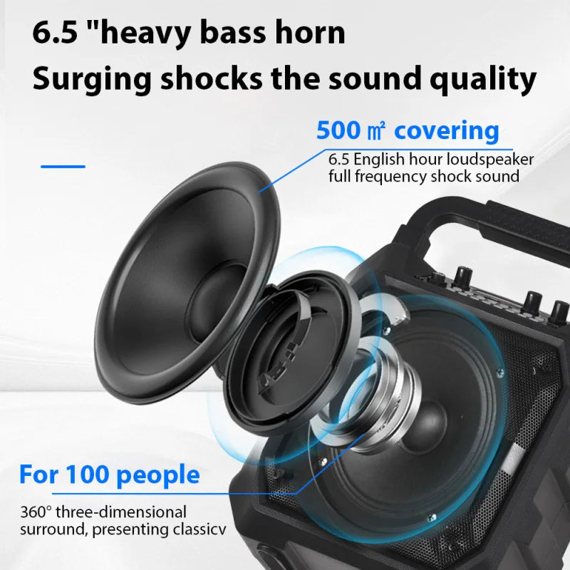 Wireless Musical Instrument Speaker Set with 2 Microphones & LED Lights Mobile Arcade Ltd