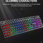 Shadow Mechanical Feel Gaming Keyboard with LED Backlight for PC & Laptop

