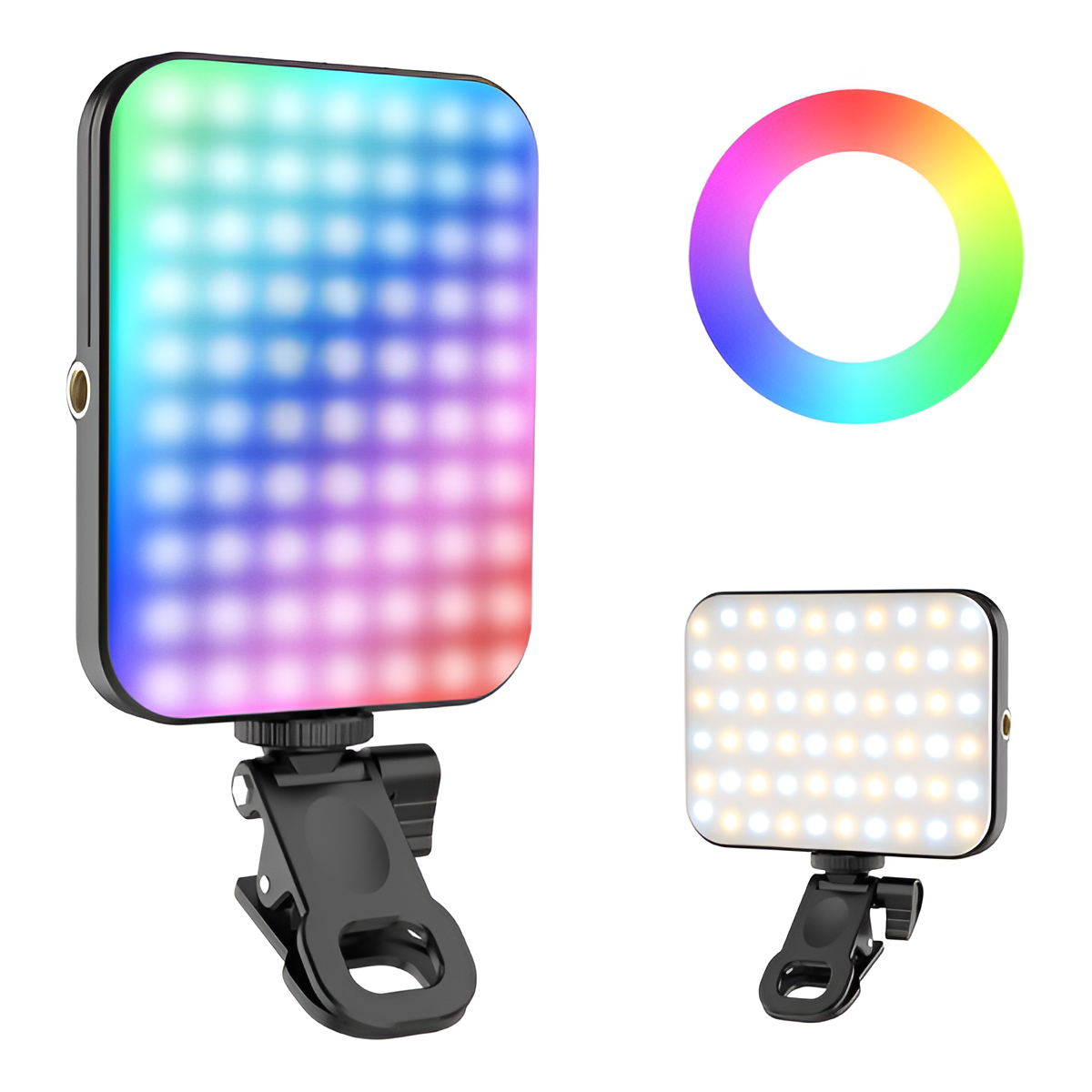 Portable 90 LED Rechargeable Selfie Ring Light for iPhone & Laptop Photography Mobile Arcade Ltd