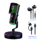 USB/XLR Dynamic Microphone for Podcast, Gaming & Streaming with RGB Lights Mobile Arcade Ltd