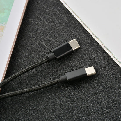 1m Nylon Braided USB-C to USB-C PD Cable – 60W 3A Fast Charge, Type-C Lead Mobile Arcade Ltd