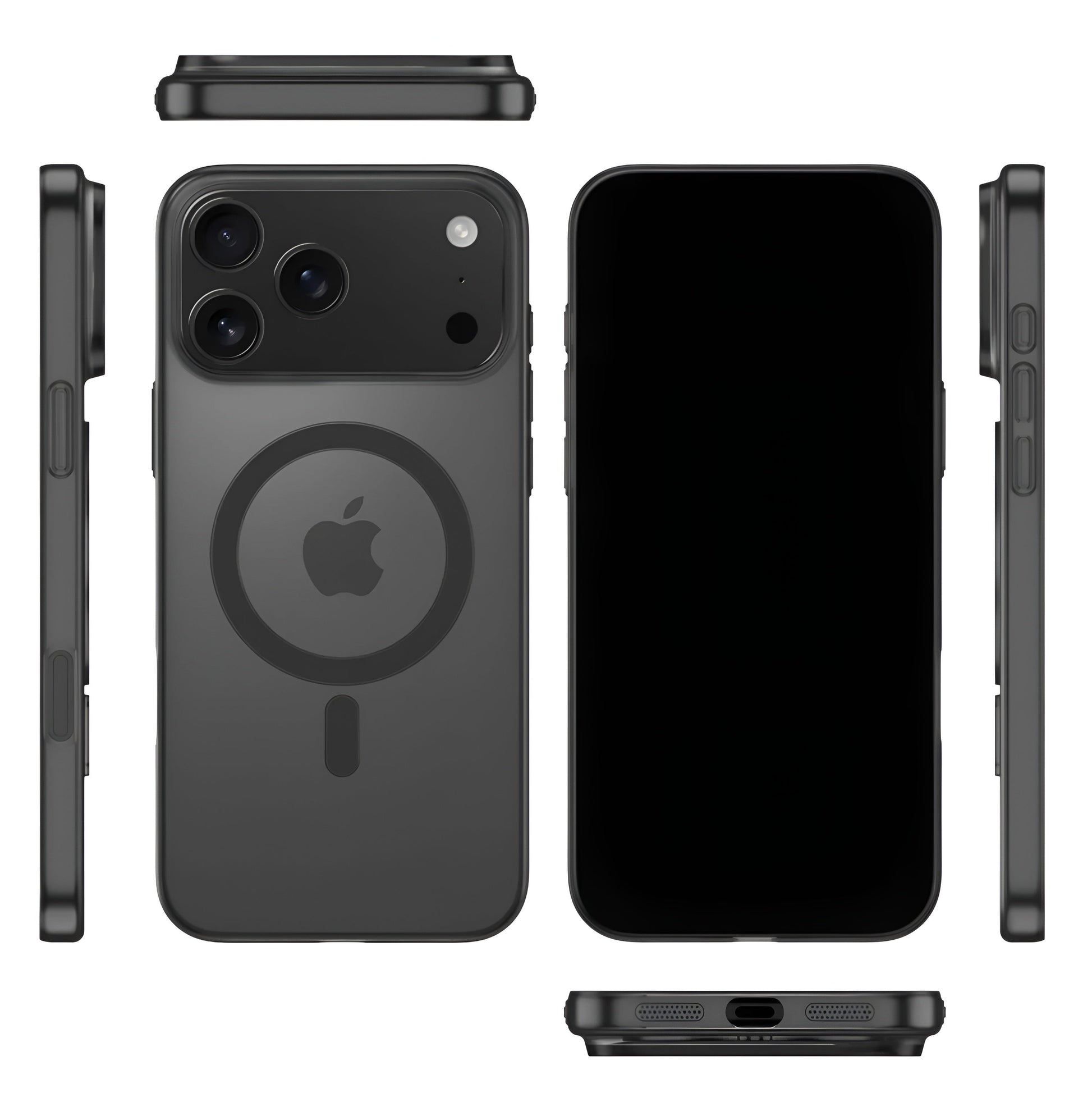 Luxury Matte Clear MagSafe Case for iPhone 17 Series – Ultra-Thin Hard Cover Mobile Arcade Ltd