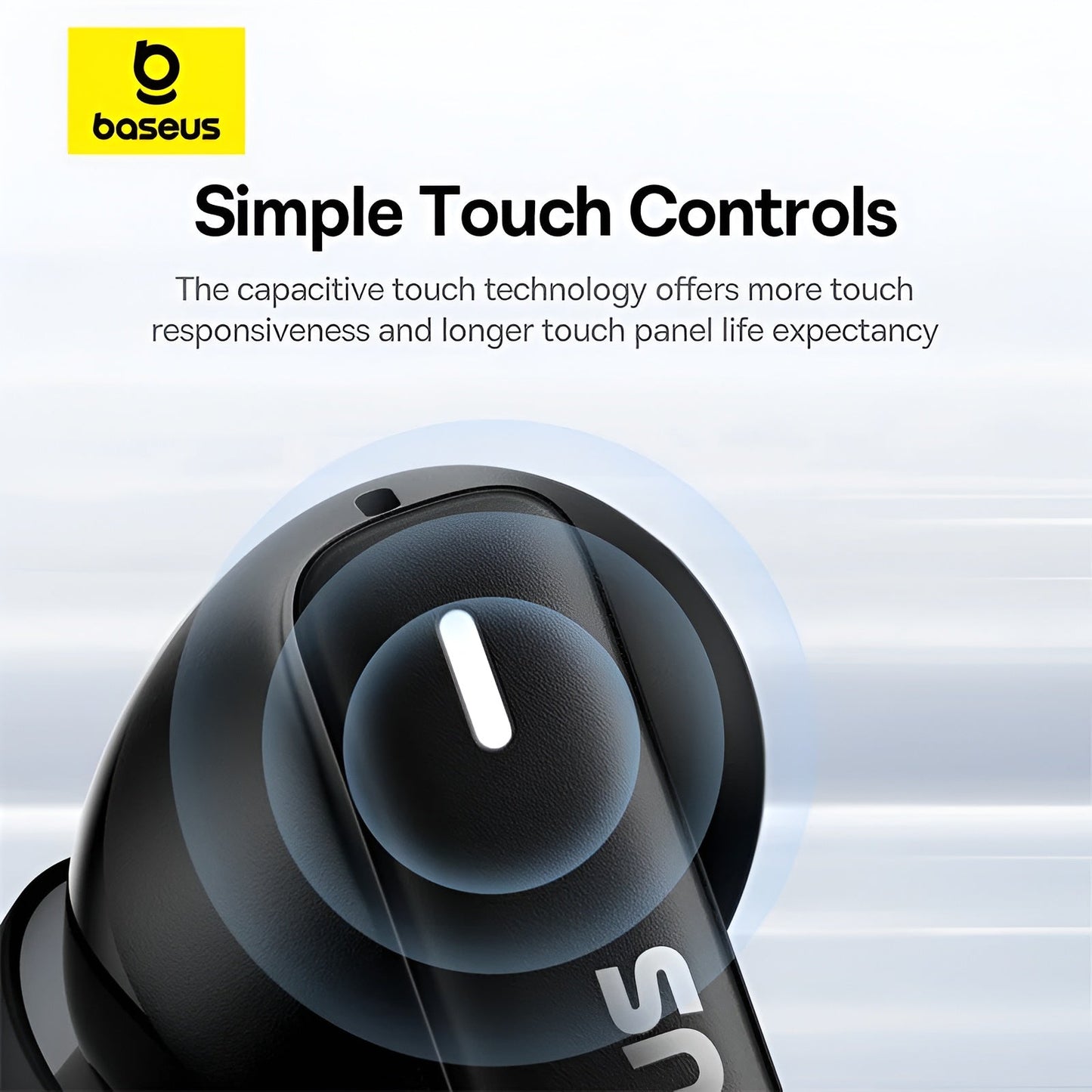 Baseus Bowie E19 Wireless Earphones – Big Bass, 33Hrs Playtime, IPX5 Rated Mobile Arcade Ltd