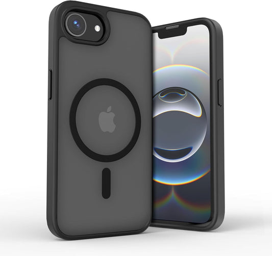 iPhone 16e Case MagSafe Compatible Frosted Shockproof Magnetic Cover 6.1