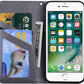 iPhone 2022 Wallet Case Gray Animal PU Leather Flip Cover Card Holder Stand Mobile Arcade Ltd
