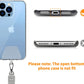 Universal Mobile Phone Chain – Adjustable Lanyard Strap with 2 Patches (2 Pack) Mobile Arcade Ltd