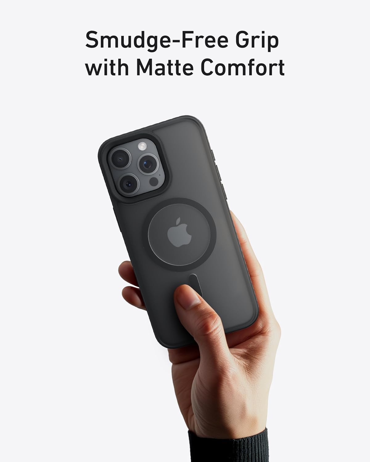iPhone 15 MagSafe Case Black Magnetic Slim Scratch-Resistant Protective Cover Mobile Arcade Ltd