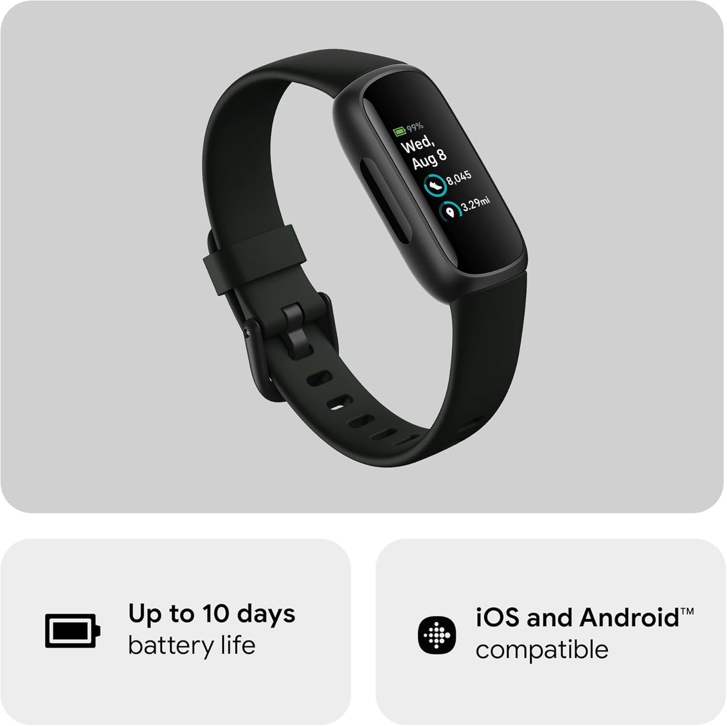 Google Fitbit Inspire 3 Activity Tracker – 10-Day Battery, 6-Month Premium Mobile Arcade Ltd