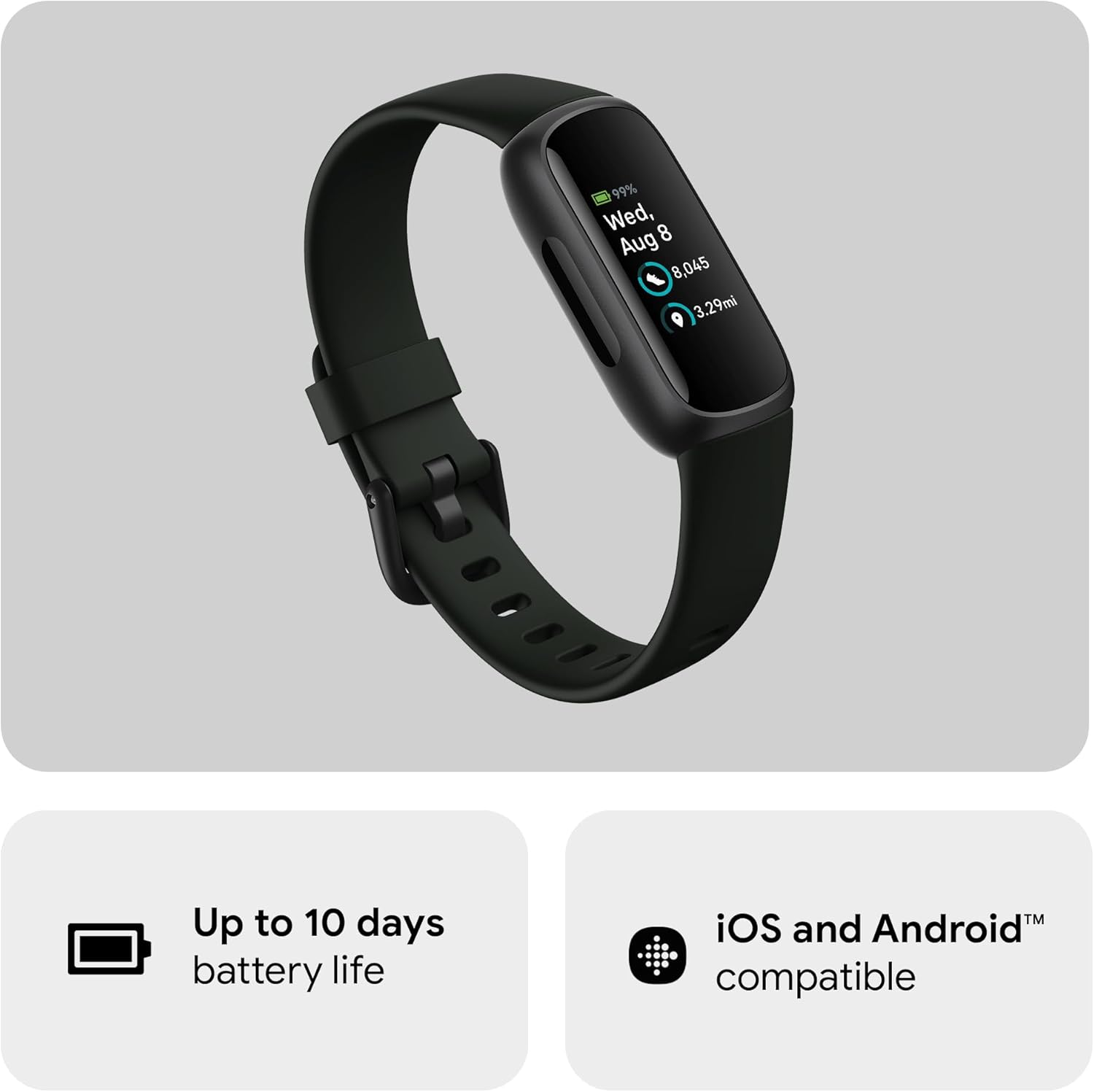 Google Fitbit Inspire 3 Activity Tracker – 10-Day Battery, 6-Month Premium Mobile Arcade Ltd