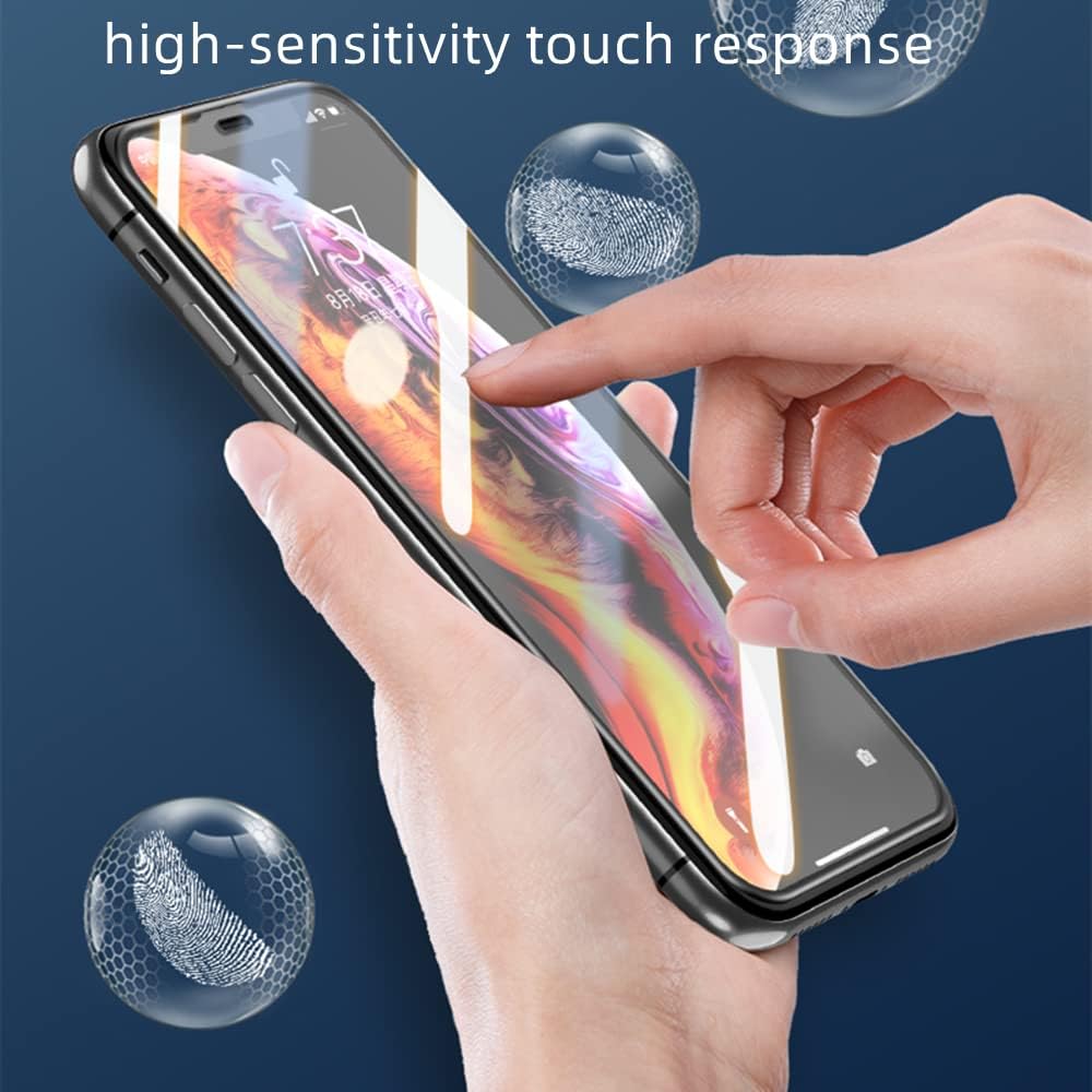 3-Pack Tempered Glass Screen Protector for iPhone X/XS/11 Pro, 5.8", Case Friendly Mobile Arcade Ltd