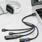 BASESAILOR USB Splitter 1 In 4 Out, USB A Male to 4 Female Hub Y Cable 2.0 Mobile Arcade Ltd